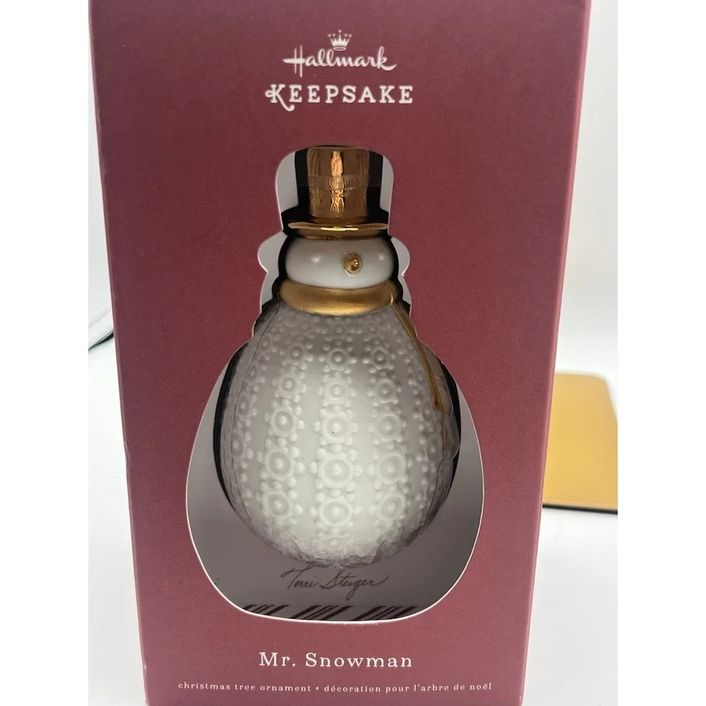 2015 Hallmark Keepsake Ornament MR. SNOWMAN‎ Porcelain AB